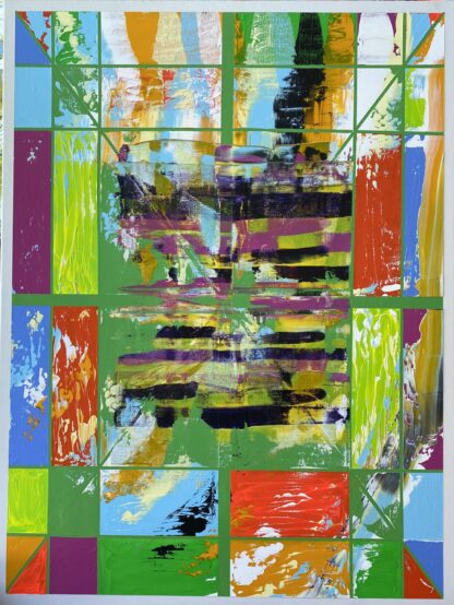 Aloysius (for Maryann), acrylic medium and oil on canvas, 122x91cm, 2020 Robert Singer Artist
