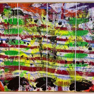 "Epping (for Maryann)", acrylic medium and oil on canvas, 102x122cm, 2020 Robert Singer Artist