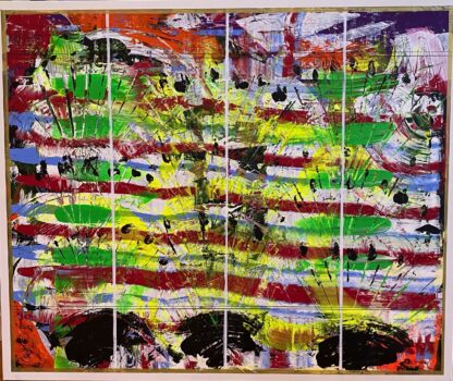 "Epping (for Maryann)", acrylic medium and oil on canvas, 102x122cm, 2020 Robert Singer Artist