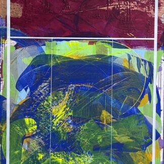 Robert Singer, Stafford, acrylic medium and oil on canvas, 48x36”, 2021