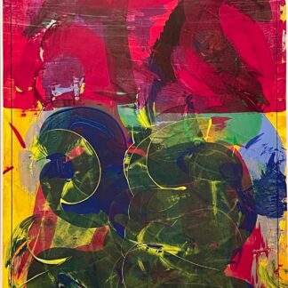 Robert Singer, Teare, acrylic and oil on canvas, 48x36x1.5”, 2021